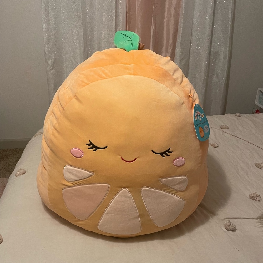 24” ollie the orange squishmallow
